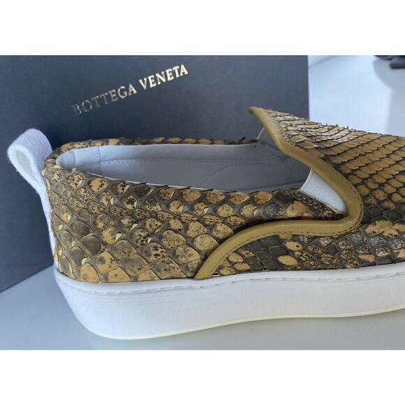 Bottega Veneta Python Skin Platform Sneakers 8.5 US (38.5 Euro) 579405 NIB $870 - Picture 4 of 11